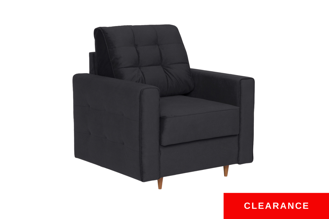 Sale Amani Armchair Sky Velvet 38