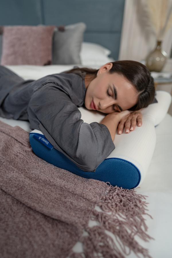 woman resting on Beauty Pillow