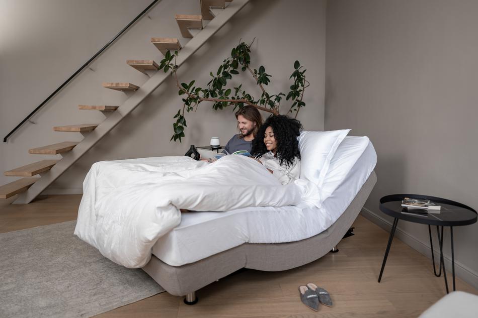 Adjustable comfort store bed frame