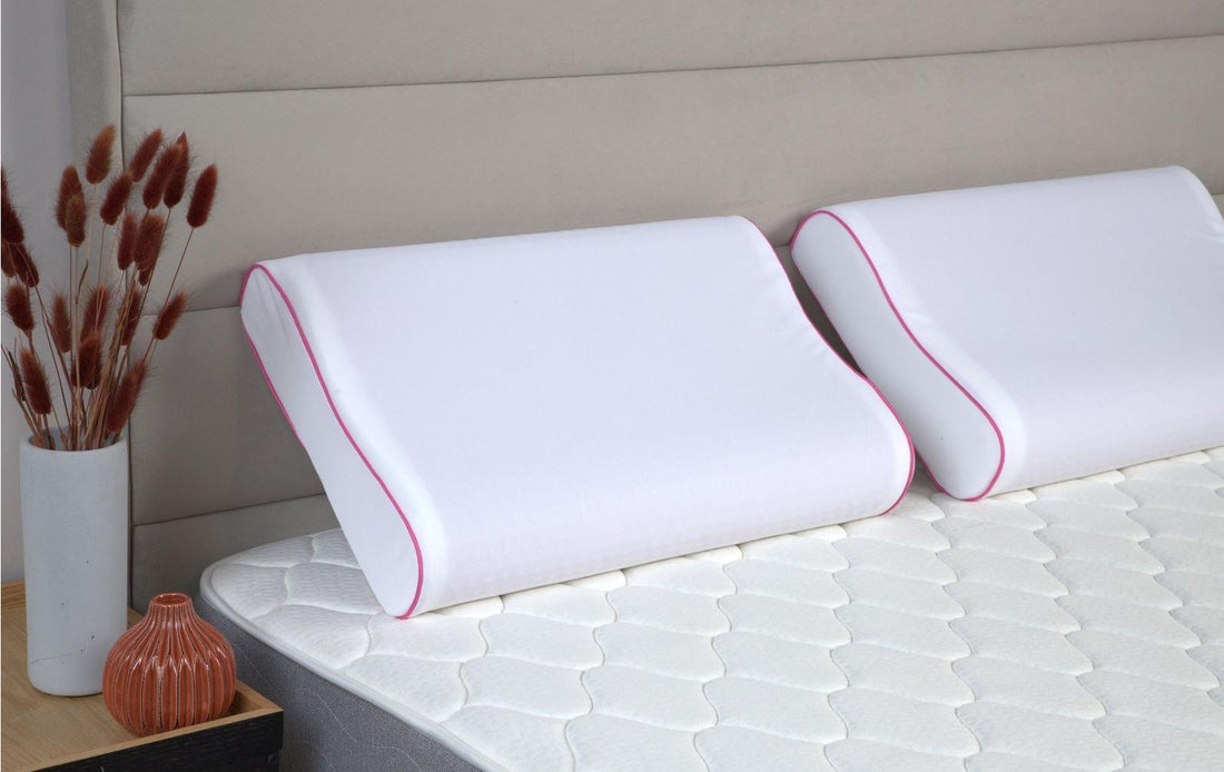 Ecogel Contour Pink Pillow